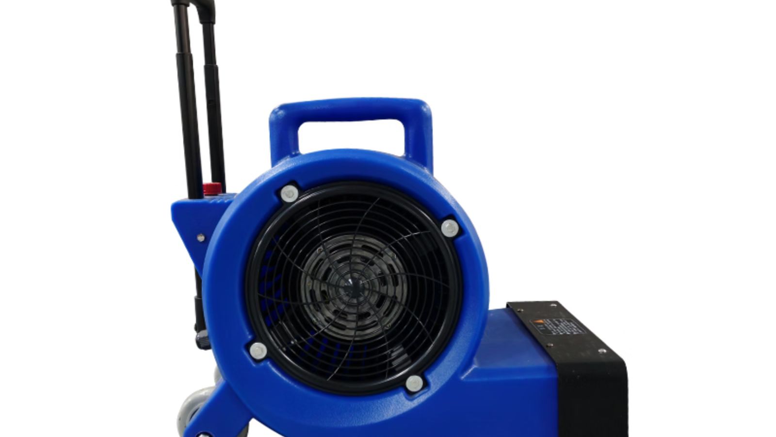 Industrial drying equipment on a residential floor