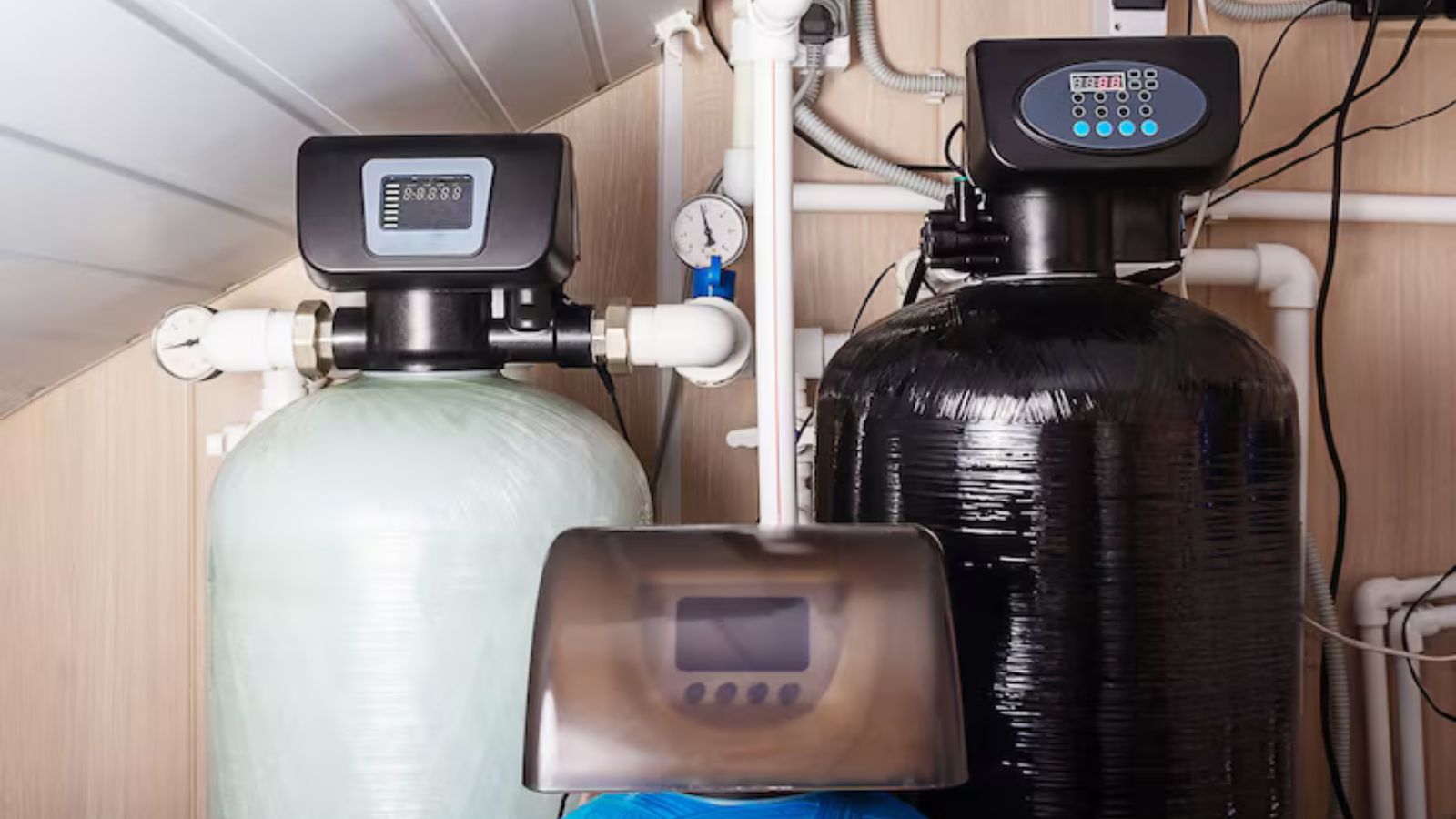 Residential water softener system